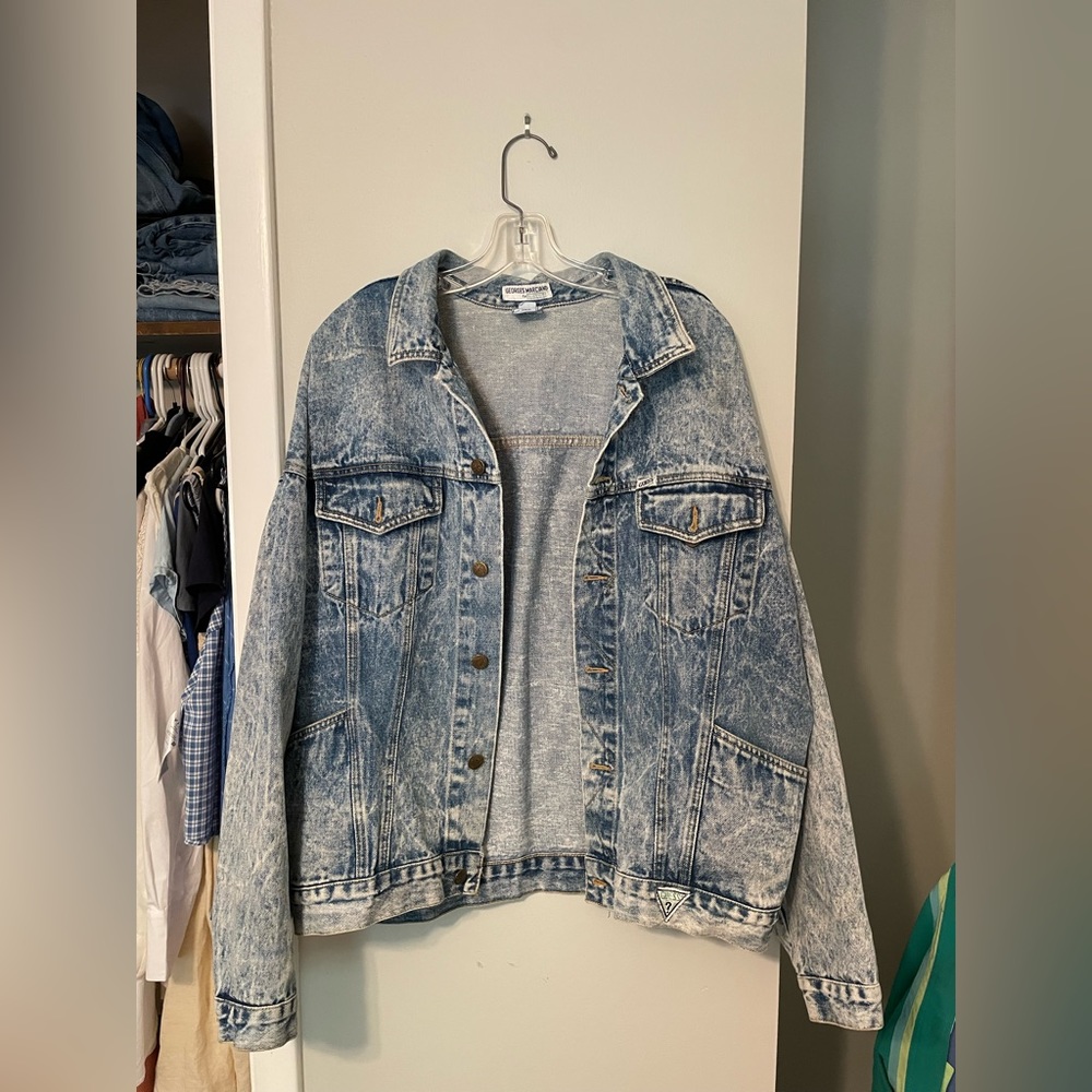 Guess by Marciano Blue Jean Jacket
